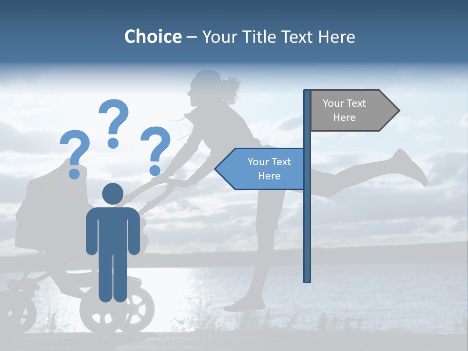 Figure Girl Family PowerPoint Template