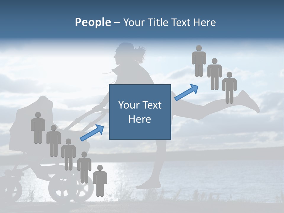 Figure Girl Family PowerPoint Template