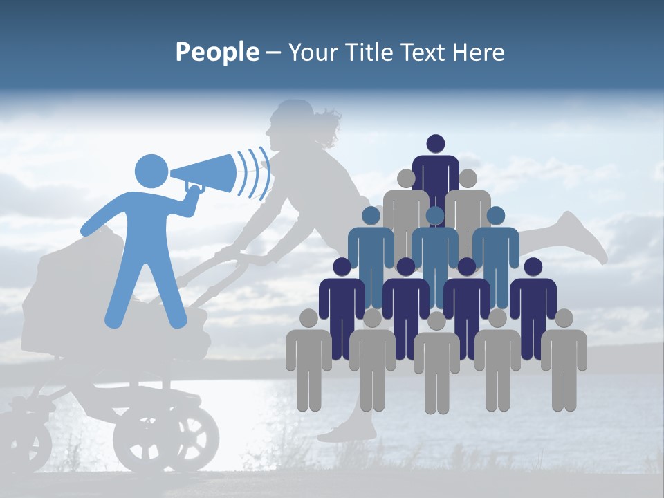 Figure Girl Family PowerPoint Template