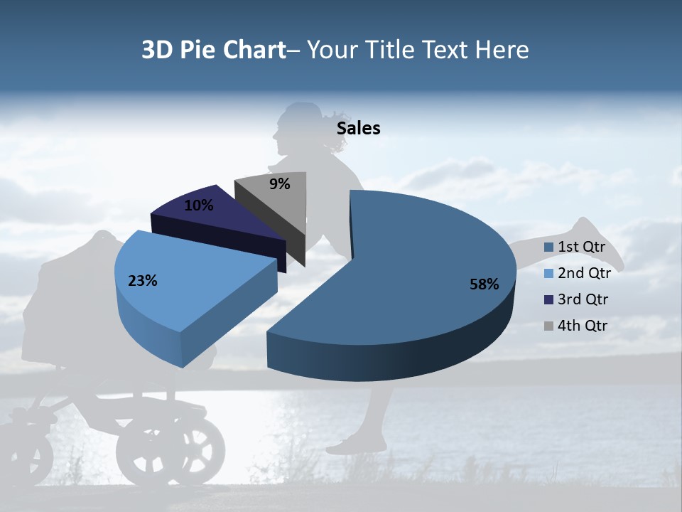 Figure Girl Family PowerPoint Template