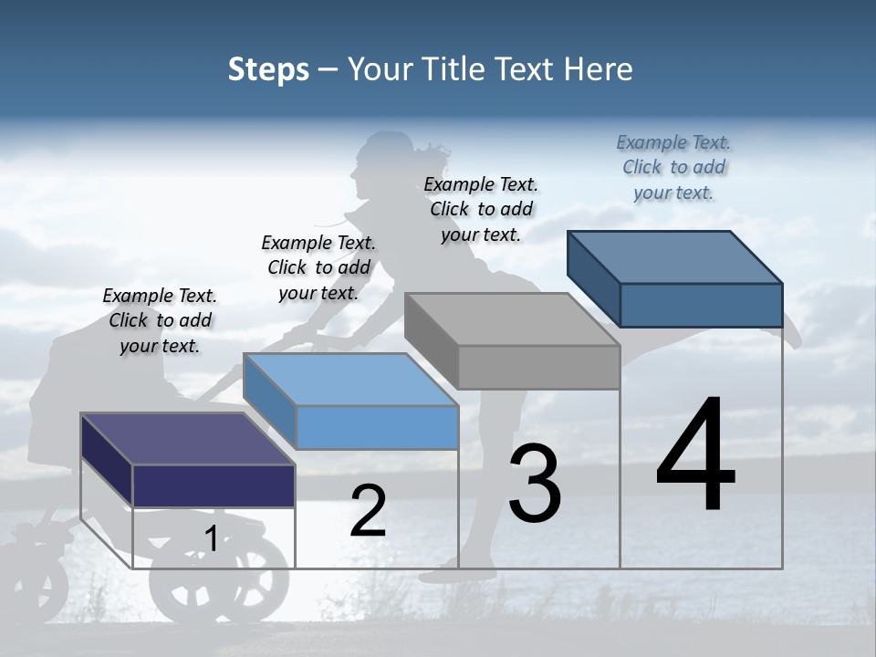 Figure Girl Family PowerPoint Template