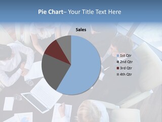 Cooperation Team Table PowerPoint Template