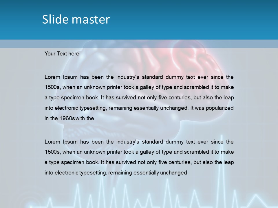 Psychology Psychiatrist Headache PowerPoint Template