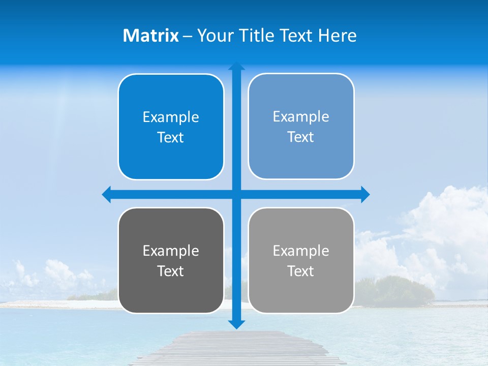 Path Blue Indian PowerPoint Template