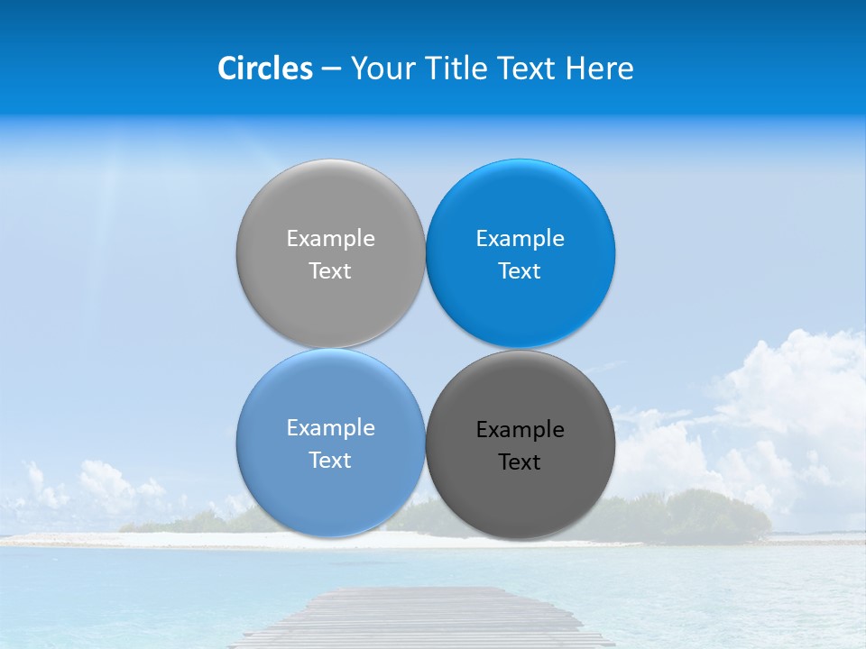 Path Blue Indian PowerPoint Template