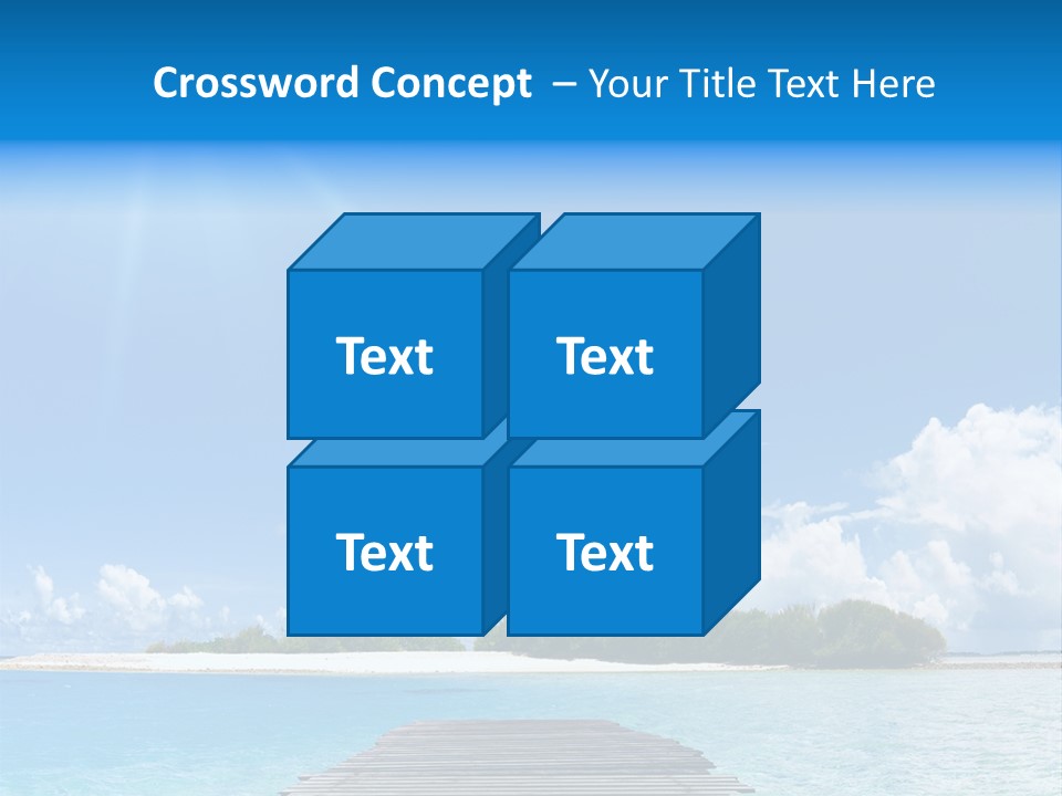 Path Blue Indian PowerPoint Template