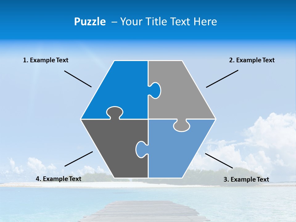 Path Blue Indian PowerPoint Template