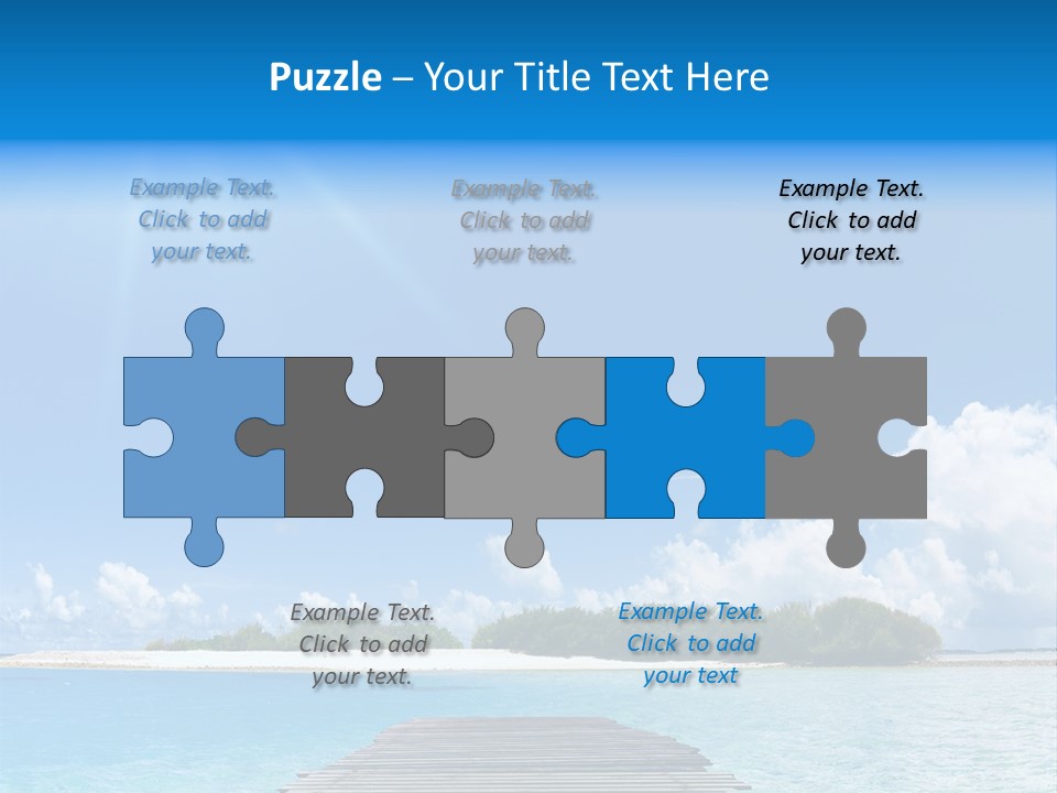 Path Blue Indian PowerPoint Template