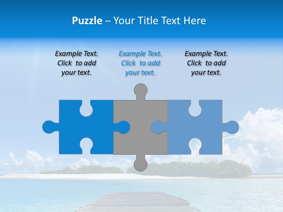 Path Blue Indian PowerPoint Template