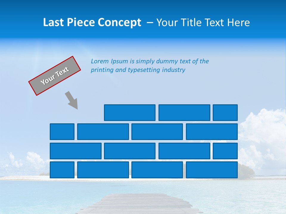 Path Blue Indian PowerPoint Template