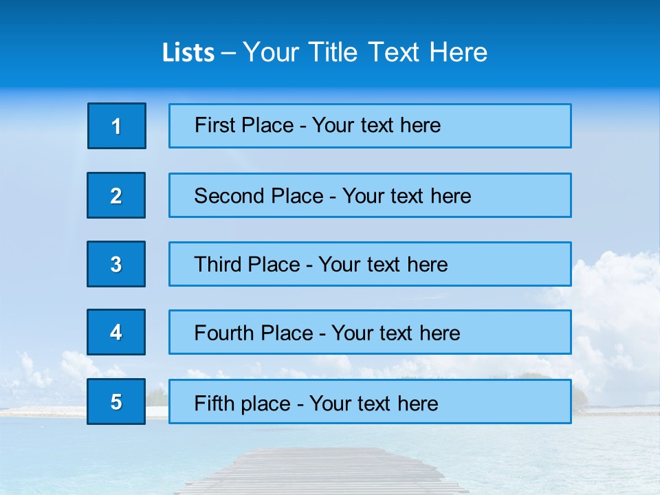 Path Blue Indian PowerPoint Template