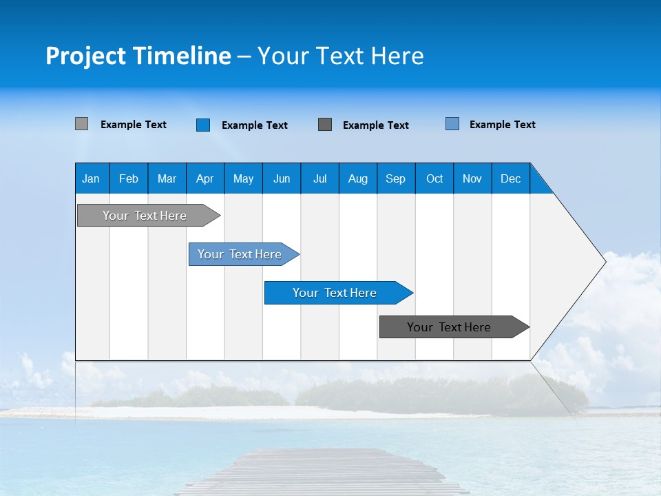Path Blue Indian PowerPoint Template
