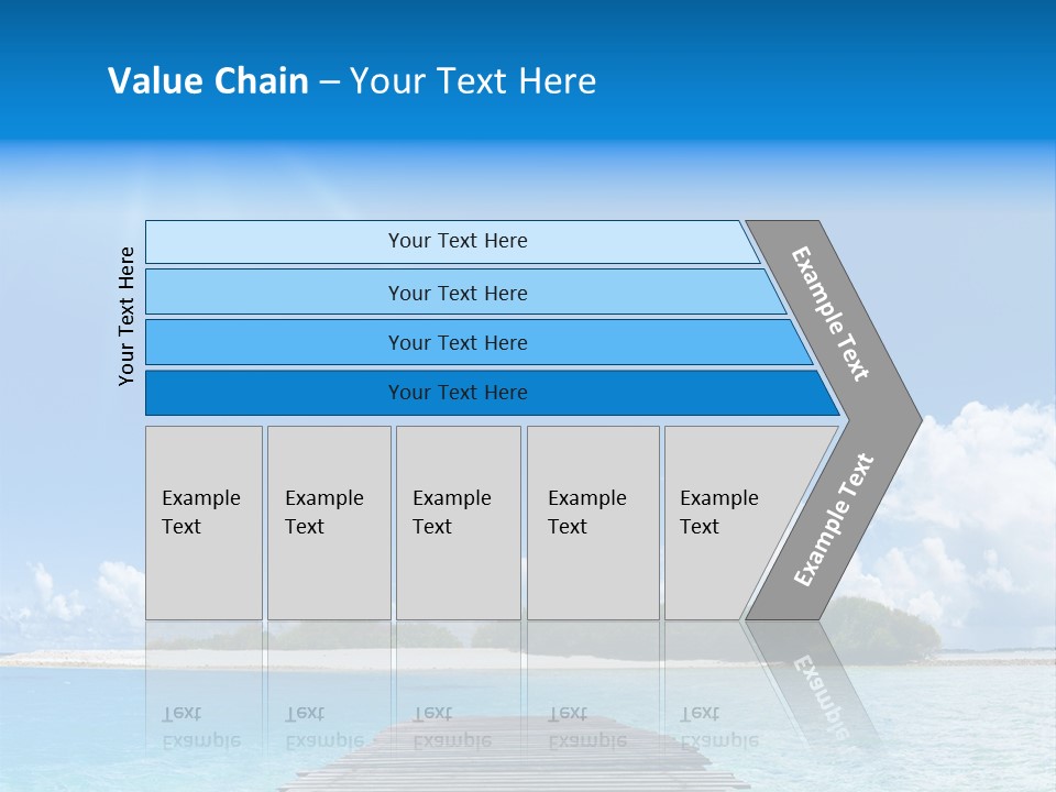 Path Blue Indian PowerPoint Template
