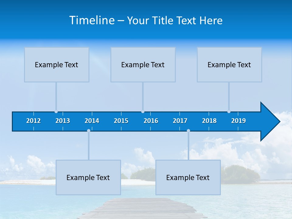 Path Blue Indian PowerPoint Template