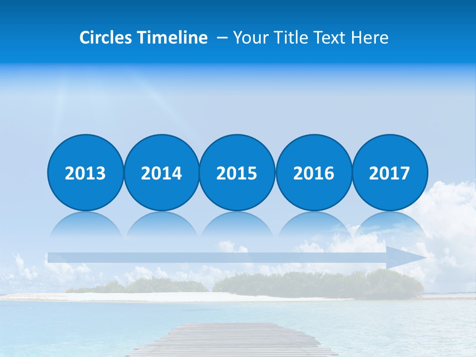 Path Blue Indian PowerPoint Template