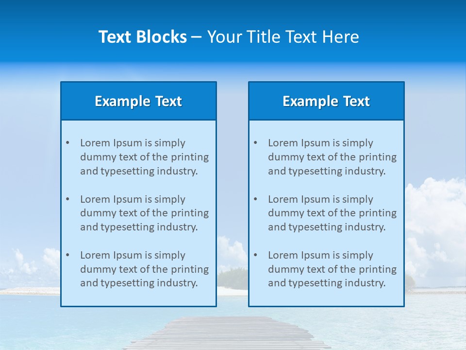 Path Blue Indian PowerPoint Template