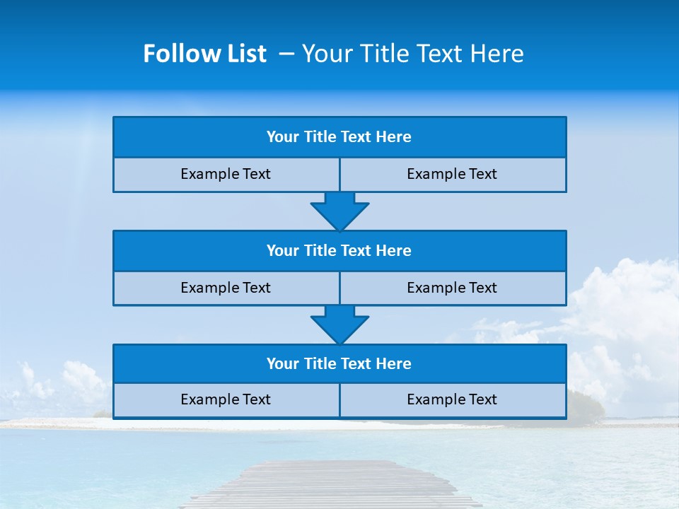 Path Blue Indian PowerPoint Template