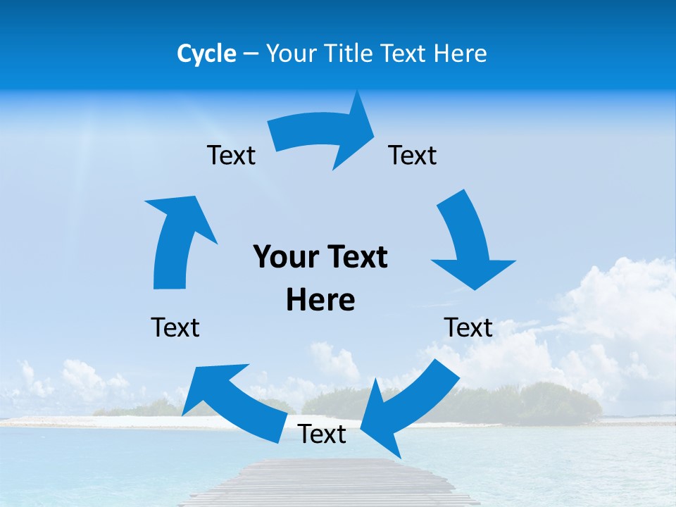 Path Blue Indian PowerPoint Template