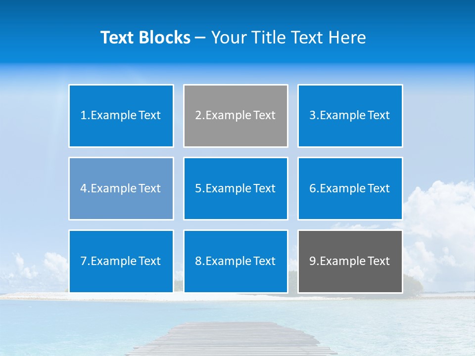 Path Blue Indian PowerPoint Template