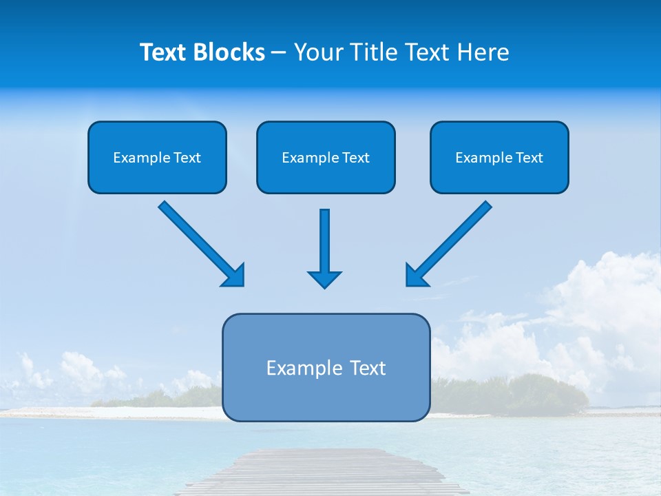 Path Blue Indian PowerPoint Template