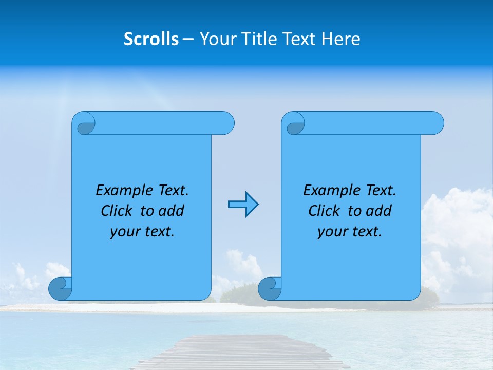 Path Blue Indian PowerPoint Template