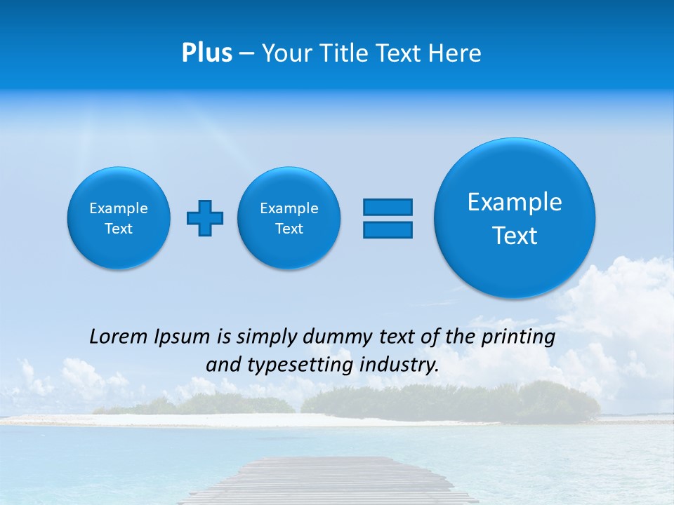 Path Blue Indian PowerPoint Template