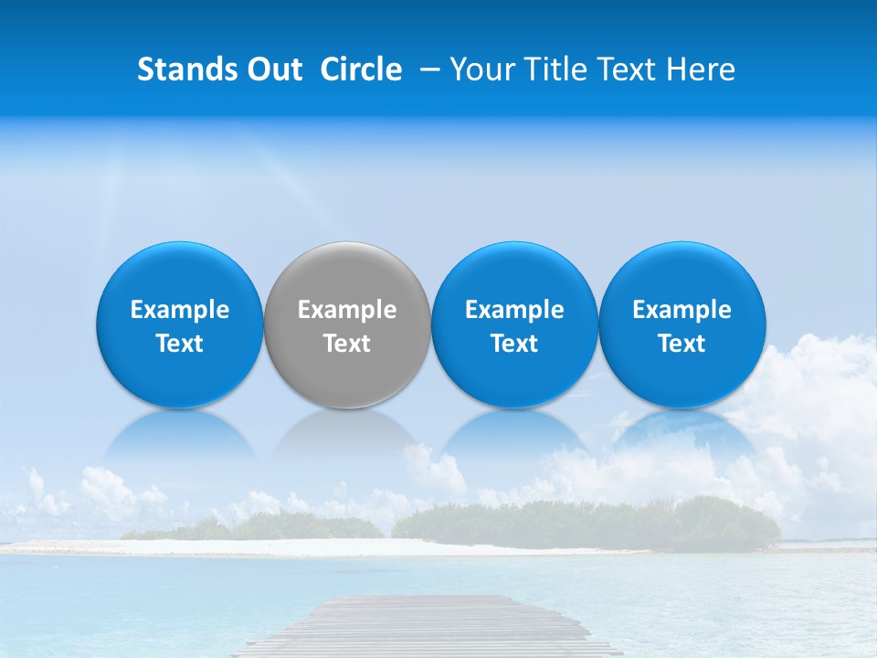 Path Blue Indian PowerPoint Template