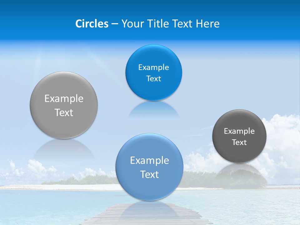 Path Blue Indian PowerPoint Template
