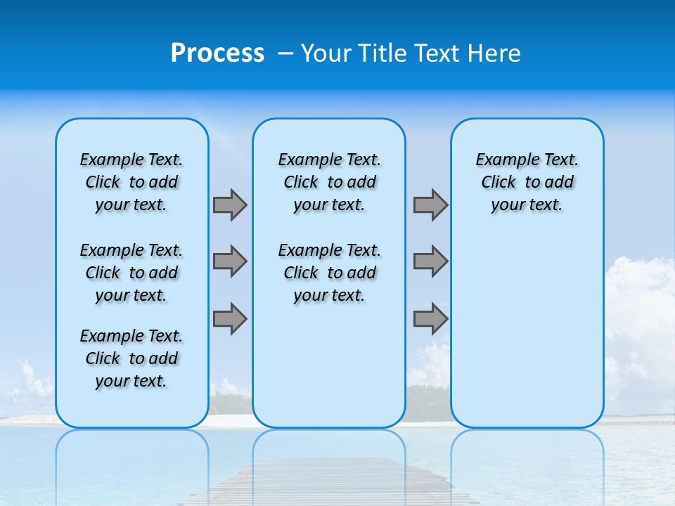 Path Blue Indian PowerPoint Template