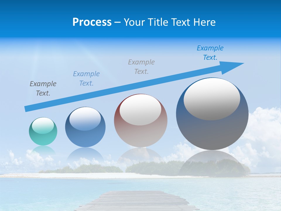 Path Blue Indian PowerPoint Template