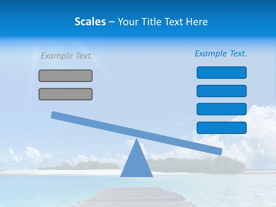 Path Blue Indian PowerPoint Template