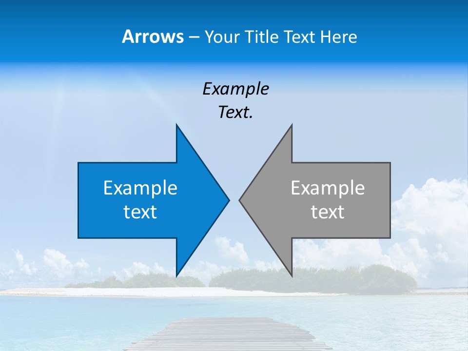 Path Blue Indian PowerPoint Template