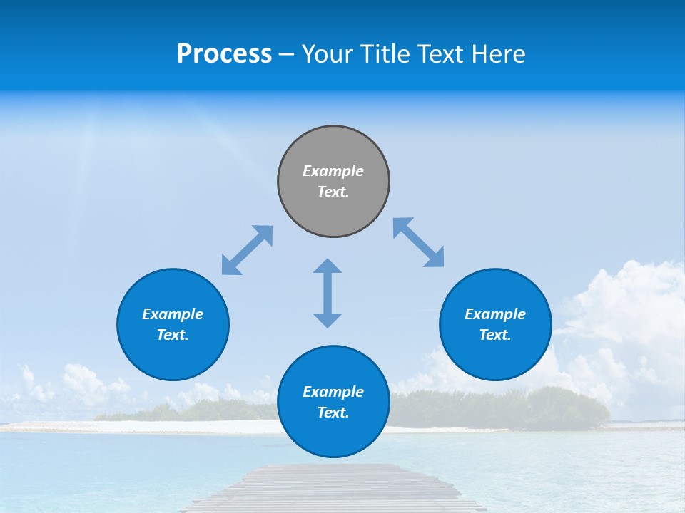 Path Blue Indian PowerPoint Template