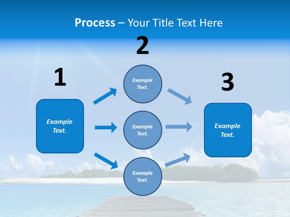 Path Blue Indian PowerPoint Template