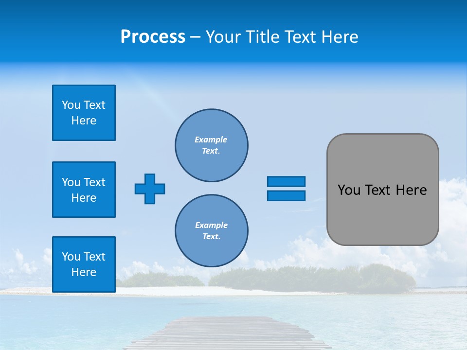 Path Blue Indian PowerPoint Template