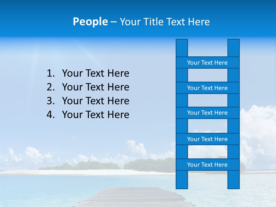 Path Blue Indian PowerPoint Template