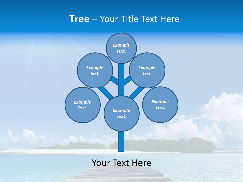 Path Blue Indian PowerPoint Template