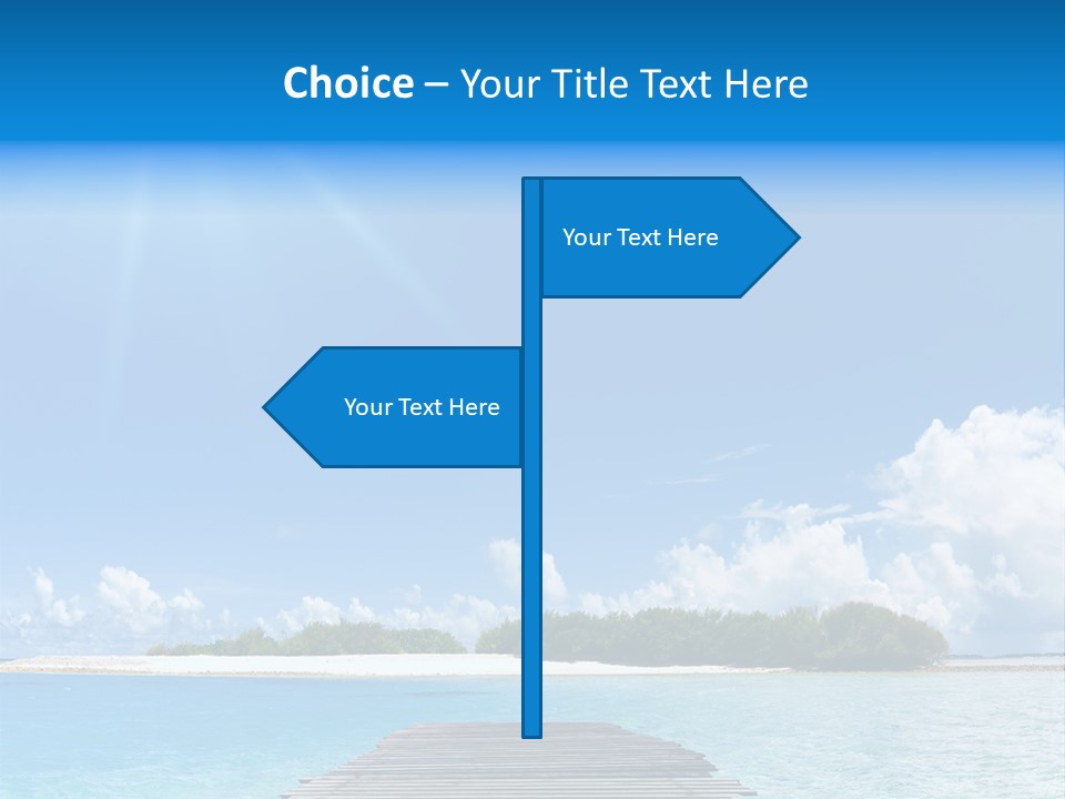 Path Blue Indian PowerPoint Template