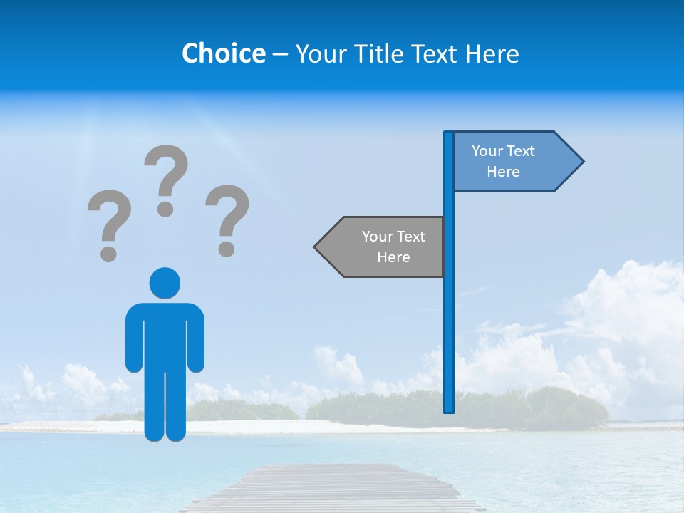 Path Blue Indian PowerPoint Template