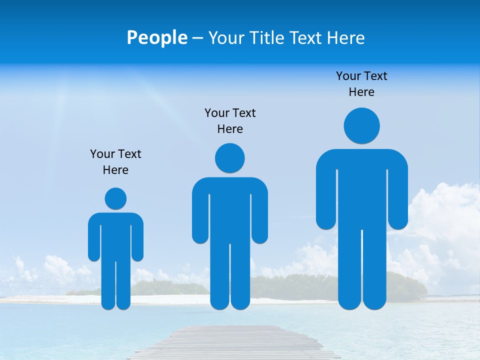 Path Blue Indian PowerPoint Template