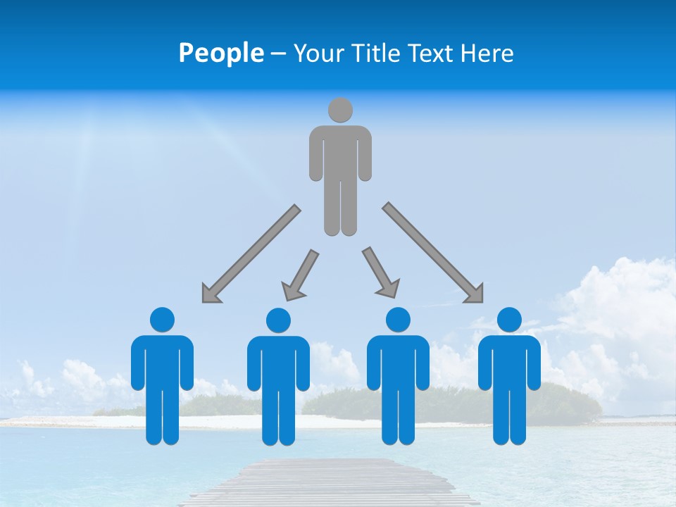 Path Blue Indian PowerPoint Template