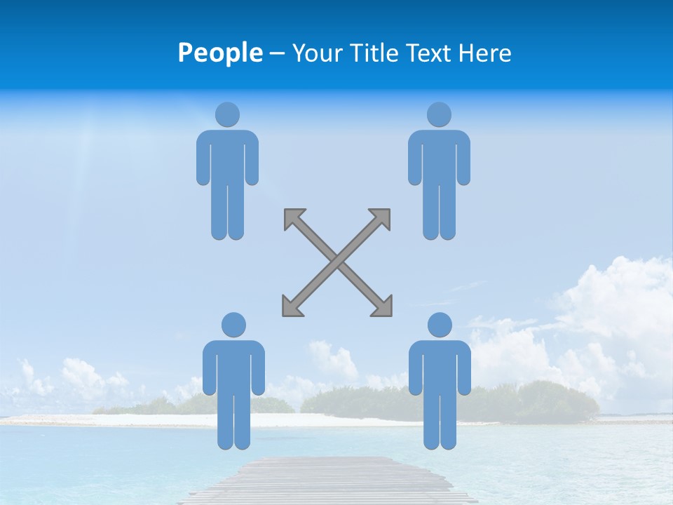 Path Blue Indian PowerPoint Template