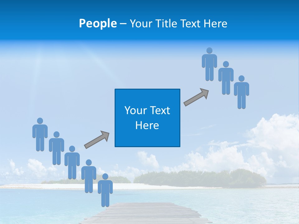 Path Blue Indian PowerPoint Template