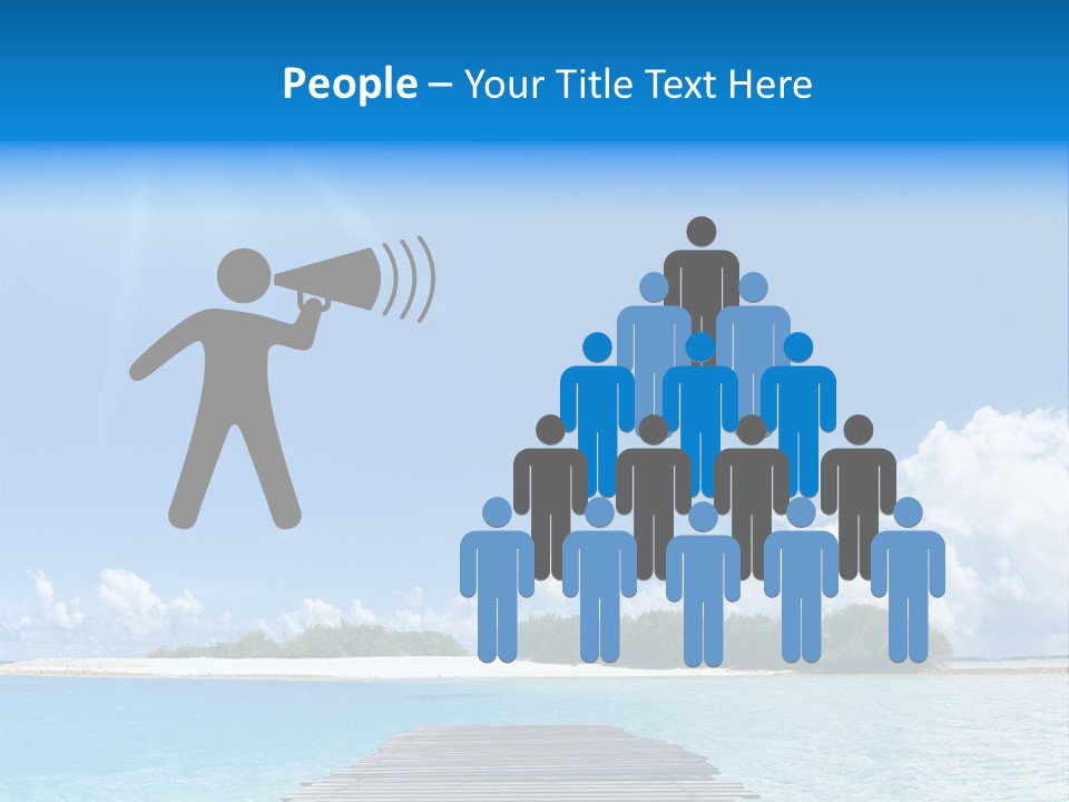 Path Blue Indian PowerPoint Template