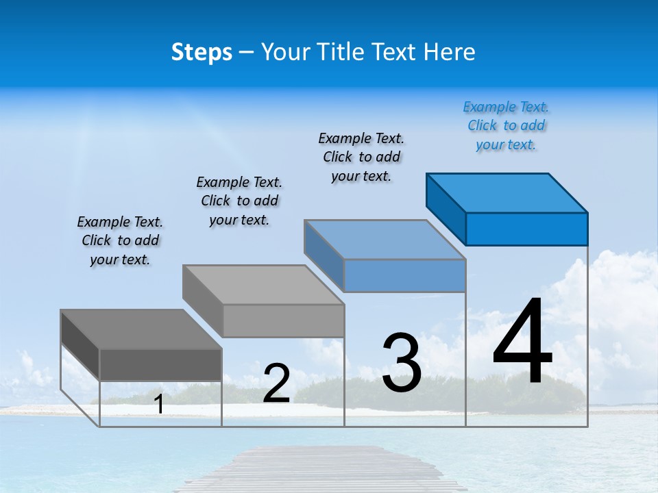 Path Blue Indian PowerPoint Template