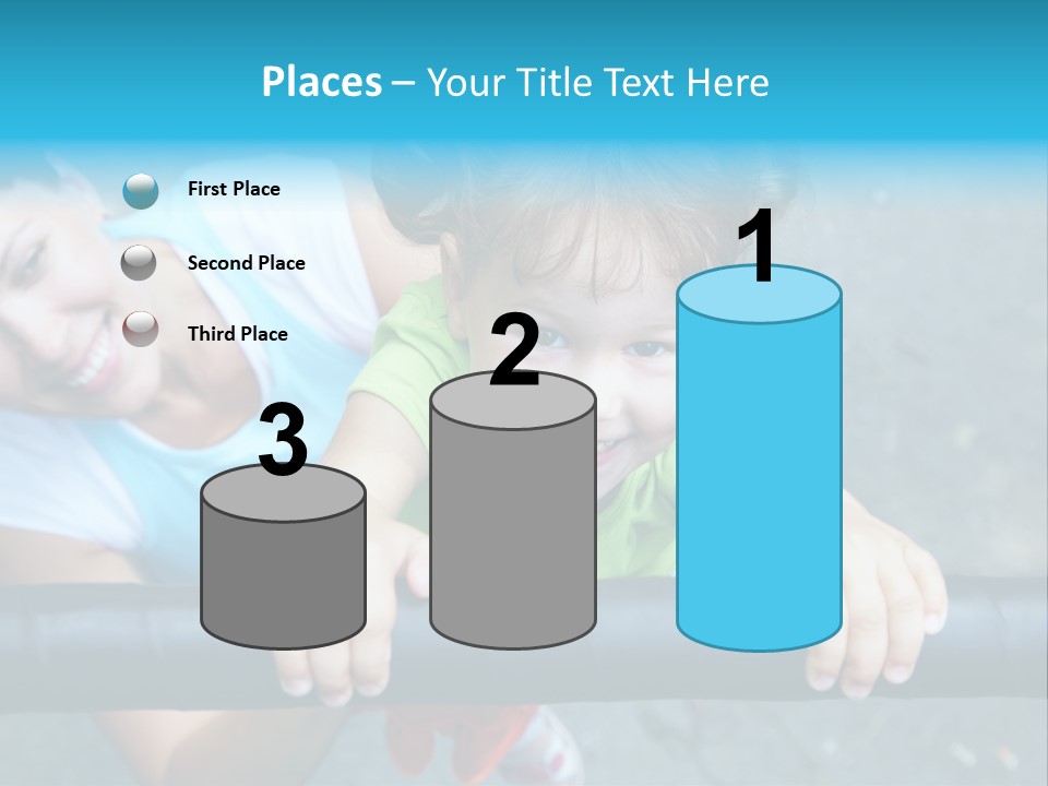 Friend Child Happy PowerPoint Template