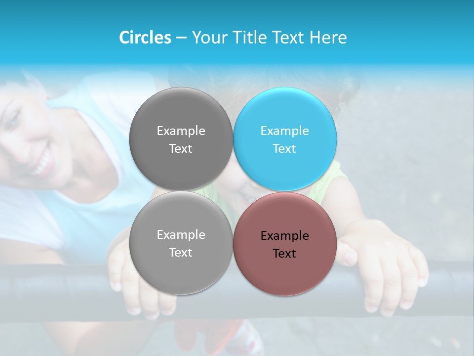 Friend Child Happy PowerPoint Template