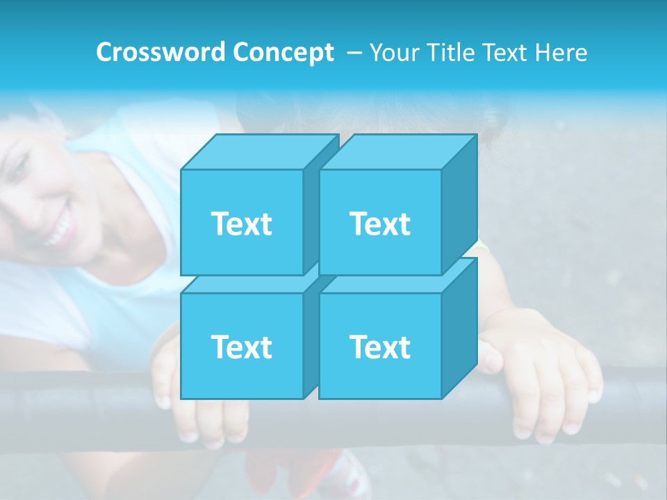 Friend Child Happy PowerPoint Template