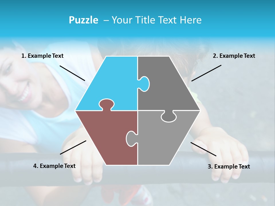 Friend Child Happy PowerPoint Template