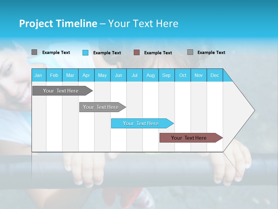 Friend Child Happy PowerPoint Template
